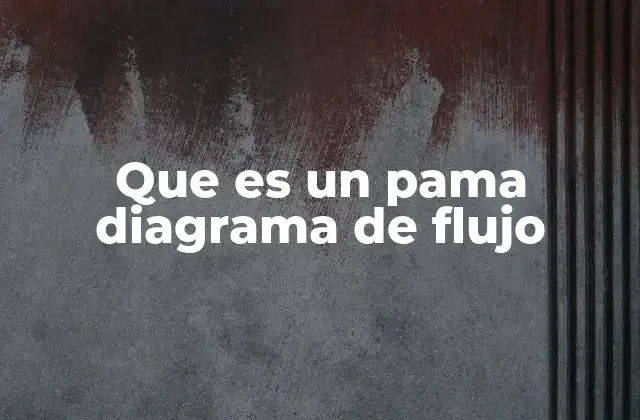 Que es un Pama Diagrama de Flujo