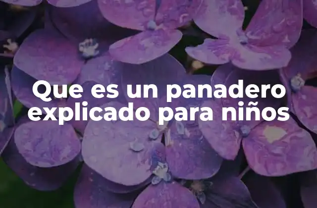 ¿Cómo trabajan los panaderos?