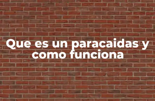 El paracaidas como herramienta de seguridad y movilidad aérea