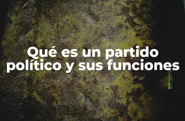 La importancia de la organización política en la democracia