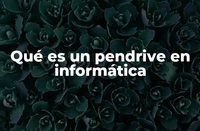 Qué es un Pendrive en Informática 2 El surgimiento del pendrive como herramienta esencial