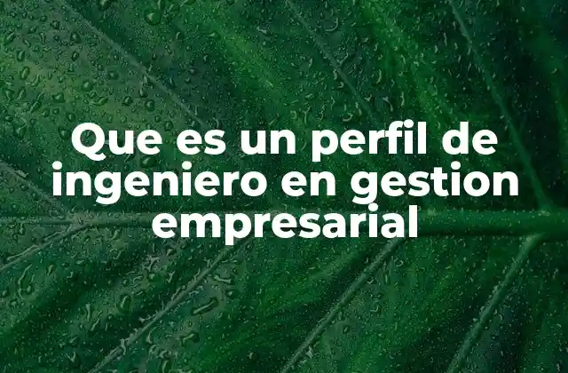 La importancia de la formación en ingeniería de gestión empresarial