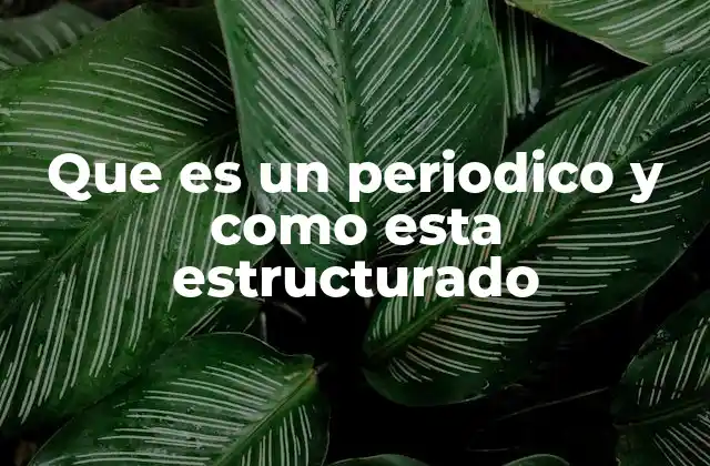 La importancia de la organización en la información periodística