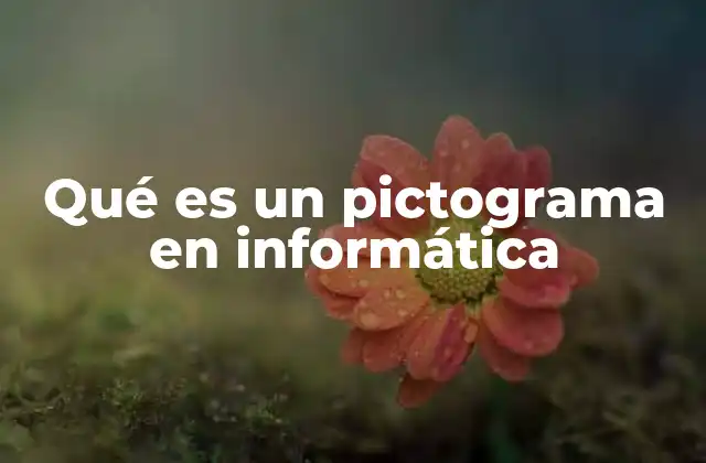 Qué es un Pictograma en Informática