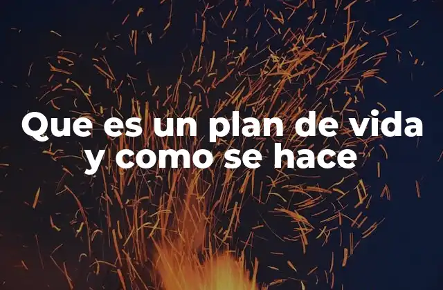 Que es un Plan de Vida y como Se Hace 2 La importancia de tener un enfoque estructurado para la vida personal