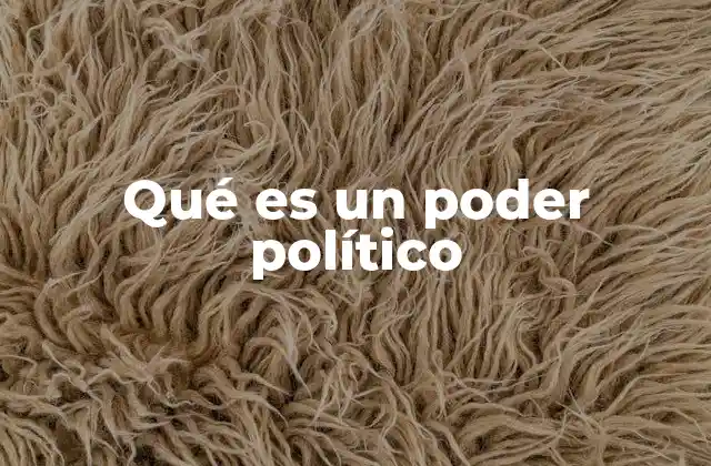 El rol del poder en la organización social