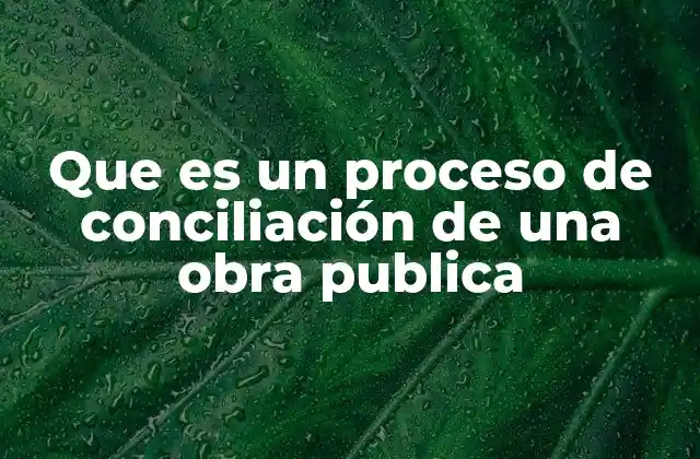 Que es un Proceso de Conciliación de una Obra Publica 2 La importancia de resolver conflictos en proyectos de infraestructura sin litigios