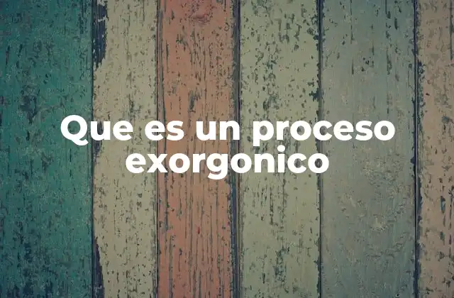 Diferencias entre procesos exergónicos e endergónicos