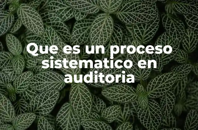 La importancia de la planificación en un proceso de auditoría