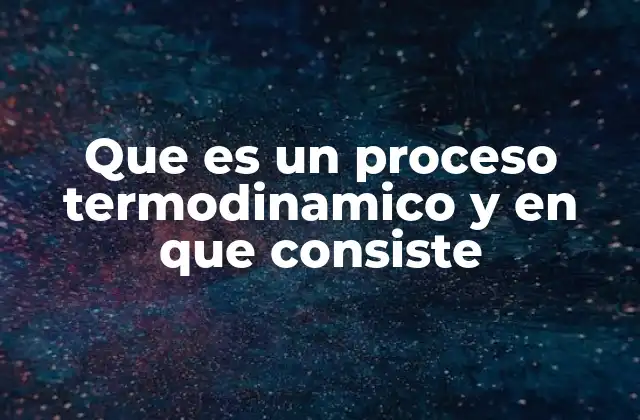 La evolución del estudio de los cambios energéticos en sistemas cerrados