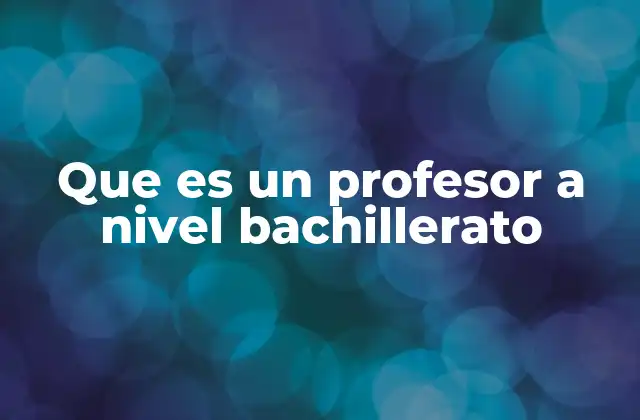 El impacto del docente en la formación de jóvenes