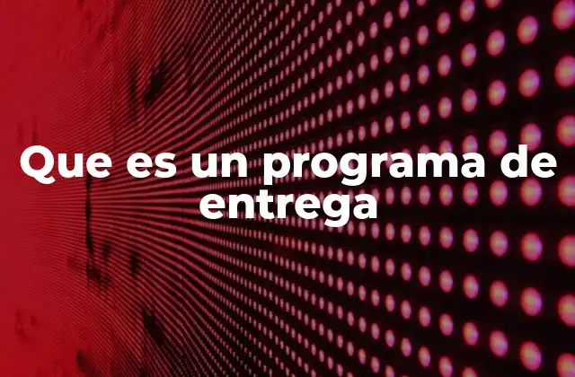 La importancia de la logística en los programas de entrega