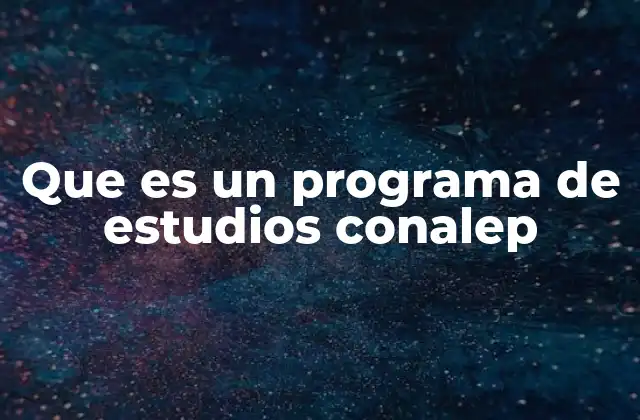 La importancia de los programas de estudios en la educación técnica