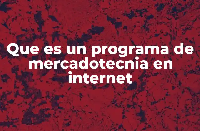 Que es un Programa de Mercadotecnia en Internet 2 Cómo se diferencia de otros tipos de marketing