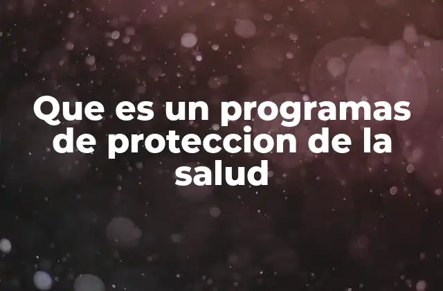 Cómo los programas de salud impactan en la calidad de vida