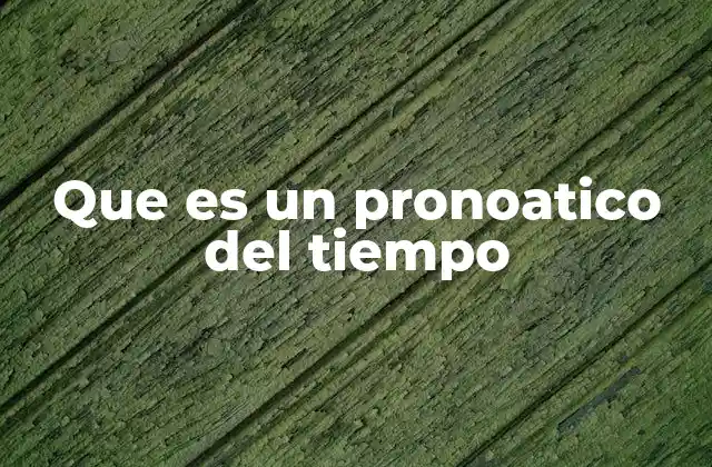 Cómo funciona la predicción meteorológica