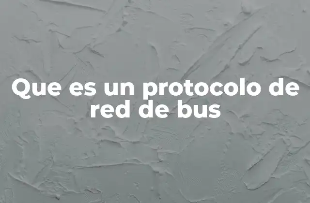 Cómo funciona la comunicación en redes de bus