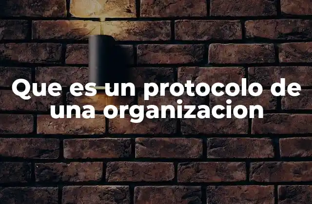 El papel del protocolo en la cultura organizacional