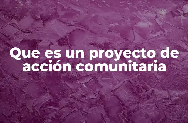 Que es un Proyecto de Acción Comunitaria 2 La importancia de involucrar a la comunidad en proyectos sociales