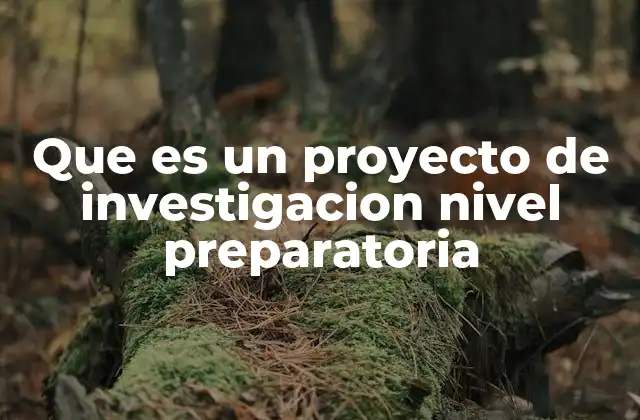 La importancia de la investigación en la formación del estudiante de preparatoria