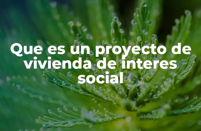 Que es un Proyecto de Vivienda de Interes Social 2 El impacto de las viviendas asequibles en la sociedad