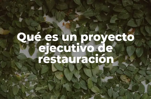 La importancia del proyecto ejecutivo en la rehabilitación de edificios