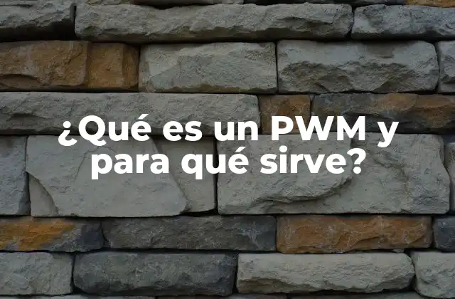 El funcionamiento del PWM explicado de forma sencilla