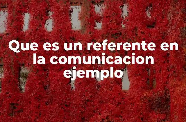 La importancia del referente en la construcción del mensaje