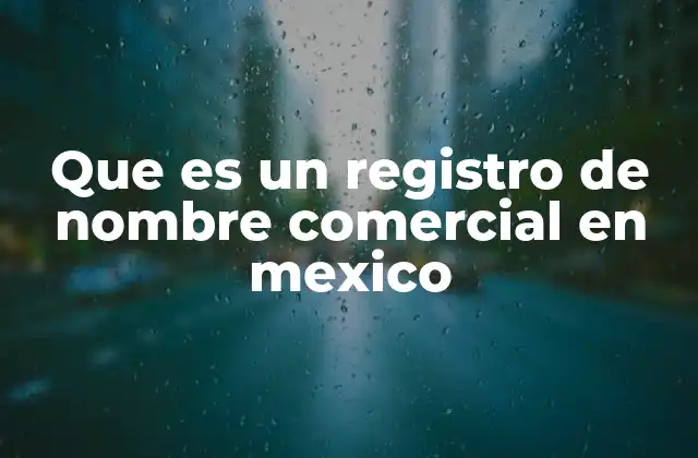 Que es un Registro de Nombre Comercial en Mexico 2 La importancia de proteger tu identidad empresarial