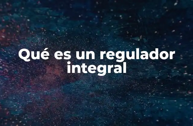Aplicaciones de la acción integral en sistemas de control