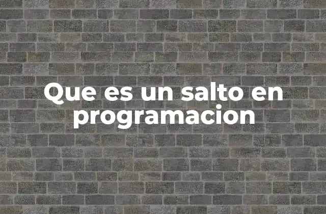 El control del flujo en la programación moderna