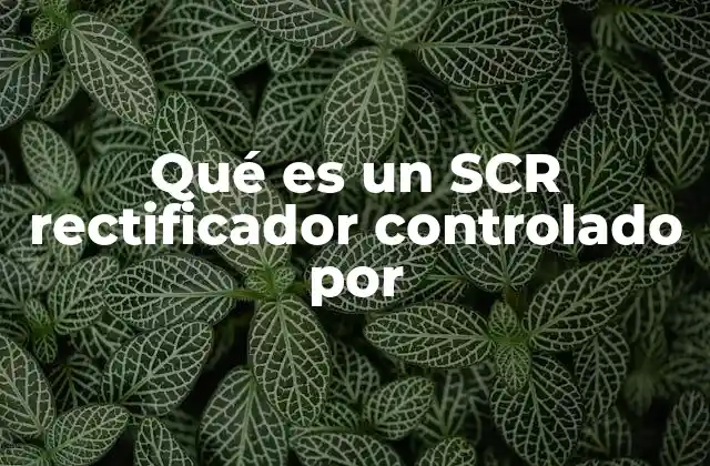 El funcionamiento básico de los rectificadores controlados
