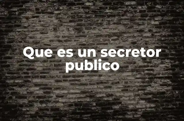 Que es un Secretor Publico 2 ¿Cómo se relaciona el secretor público con la gobernanza?