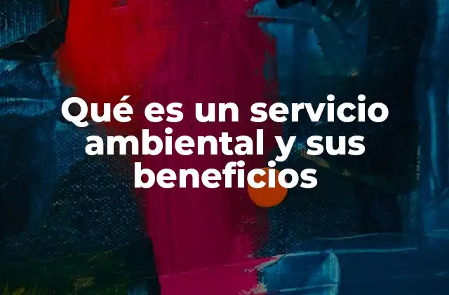 Qué es un Servicio Ambiental y Sus Beneficios 2 La importancia de los servicios ecológicos en la vida cotidiana