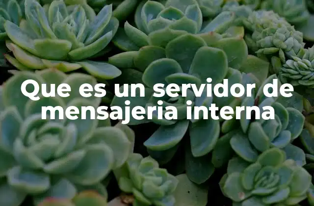 Cómo funciona un servidor de mensajería interna