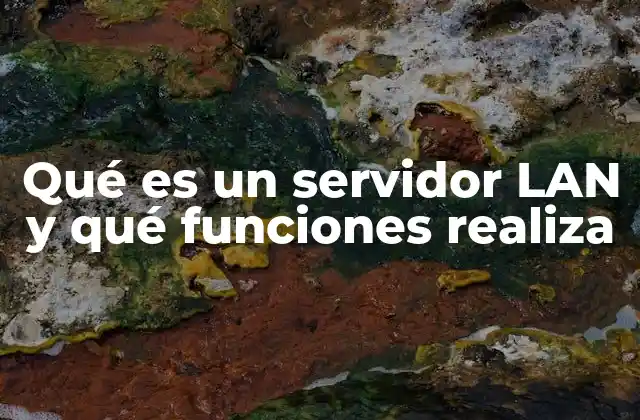 Qué es un Servidor Lan y Qué Funciones Realiza
