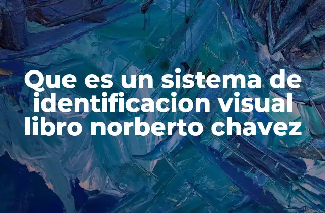 Que es un Sistema de Identificacion Visual Libro Norberto Chavez