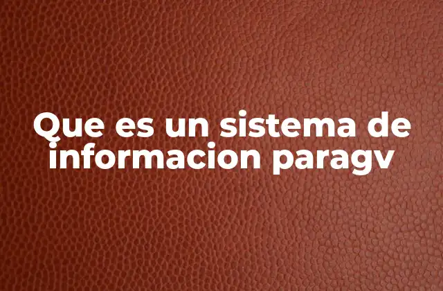 La importancia de los sistemas de información en el desarrollo paraguayo
