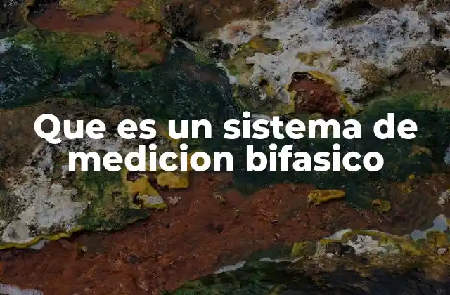 Que es un Sistema de Medicion Bifasico