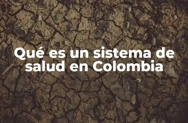 Qué es un Sistema de Salud en Colombia