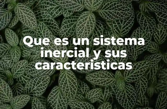 Que es un Sistema Inercial y Sus Caracteristicas 2 Importancia de los sistemas inerciales en la física clásica
