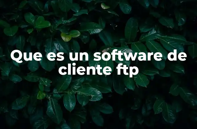 Que es un Software de Cliente Ftp 2 Cómo funciona la conexión entre cliente y servidor FTP
