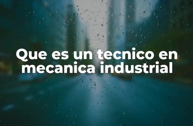 El rol detrás de la operación industrial