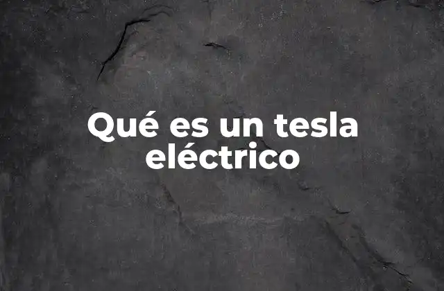 Características que definen a los vehículos Tesla