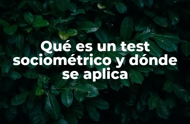 Cómo los test sociométricos ayudan a entender la dinámica de un grupo