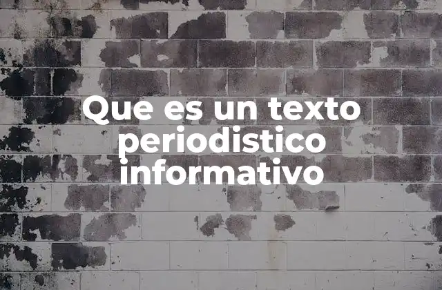 La función del texto informativo en la sociedad