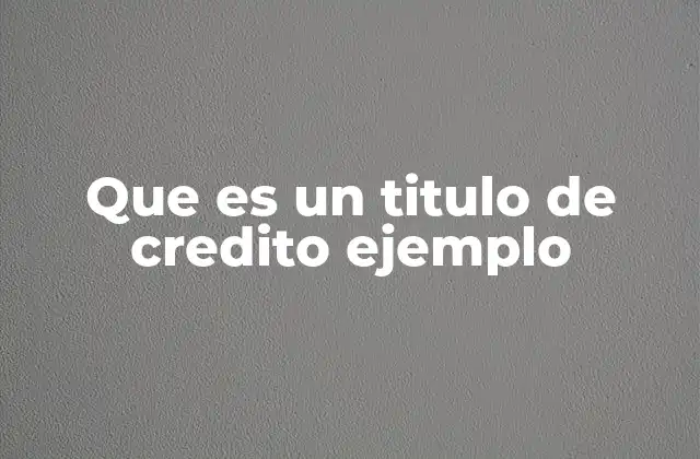 Que es un Titulo de Credito Ejemplo 2 El papel de los títulos de crédito en el sistema financiero