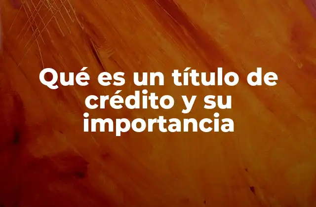 Qué es un Título de Crédito y Su Importancia 2 El papel de los títulos de crédito en las transacciones comerciales