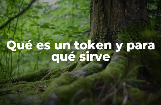 Qué es un Token y para Qué Sirve