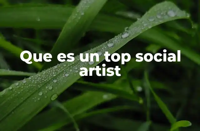 Cómo se construye la identidad de un top social artist